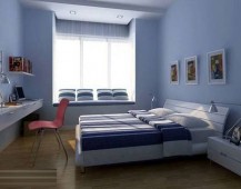 简约温馨卧室现代设计效果图